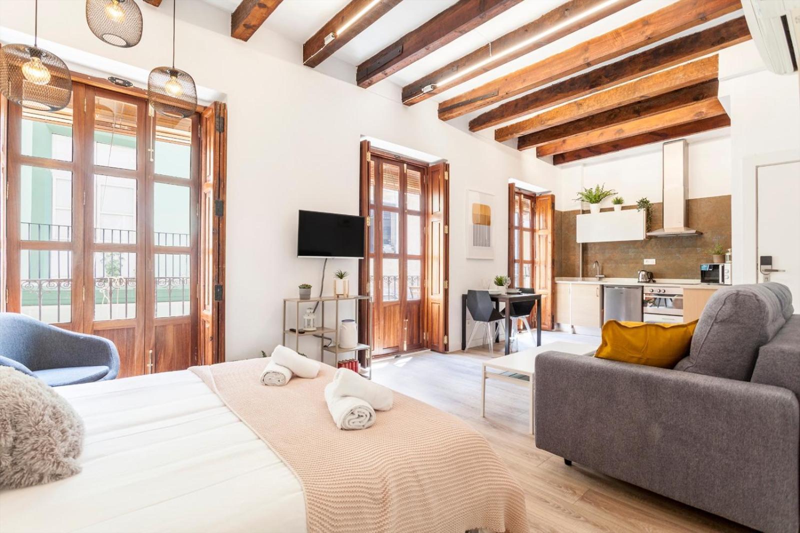 Modern Flat By Mercado Central In Ciutat Vella Valencia Bagian luar foto